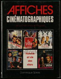 6d632 AFFICHES CINEMATOGRAPHIQUES French hardcover book '89 color poster images & their history!