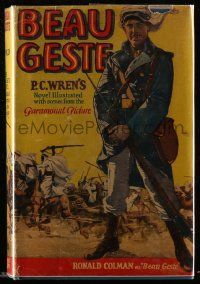 6d636 BEAU GESTE hardcover book '26 P.C. Wren's novel illustrated with scenes from the movie!