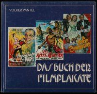 6d653 DAS BUCH DER FILMPLAKATE German hardcover book '84 all about movie posters, full-color art!