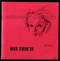 6d137 DIETRICH softcover book '67 includes a 45RPM record with the song Go'way From My Window!