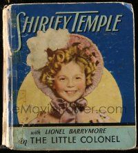 6d692 LITTLE COLONEL Saalfield hardcover book '35 with illustrations from the Shirley Temple movie!