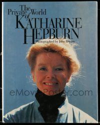 6d710 PRIVATE WORLD OF KATHARINE HEPBURN hardcover book '90 biography with color photos!