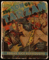 6d725 SON OF TARZAN Better Little Book hardcover book '39 the Edgar Rice Burroughs story!