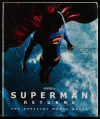 6d728 SUPERMAN RETURNS hardcover book '06 The Official Movie Guide with full-color images!