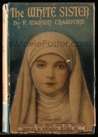 6d735 WHITE SISTER hardcover book '23 illustrated with scenes from Lillian Gish's movie!