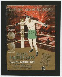 6d152 PATENT LEATHER KID campaign book page '29 art of Richard Barthelmess as boxer in ring!