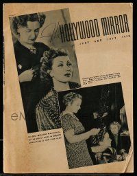 6d423 HOLLYWOOD MIRROR magazine June/July 1936 exclusively for the artistic Hollywood beautician!