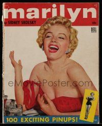 6d436 MARILYN magazine '54 about the star's life & career, with 100 exciting pin-ups!