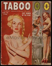 6d499 TABOO vol 1 no 3 magazine October 1949 sexy topless Lili St. Cyr + lifeguard & bathing beauty!