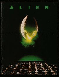 6d747 ALIEN souvenir program book '79 Ridley Scott outer space sci-fi monster classic!