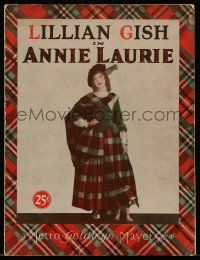 6d753 ANNIE LAURIE souvenir program book '27 pretty Lillian Gish in full Scottish attire!