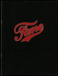 6d810 FAME souvenir program book '80 Alan Parker, New York High School of Performing Arts!