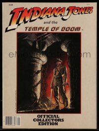 6d425 INDIANA JONES & THE TEMPLE OF DOOM magazine '84 art by Bruce Wolfe + cool content!