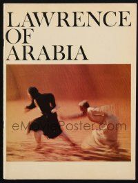 6d877 LAWRENCE OF ARABIA 27pg souvenir program book '63 David Lean classic starring Peter O'Toole!