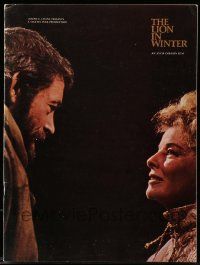 6d882 LION IN WINTER souvenir program book '68 Katharine Hepburn, Peter O'Toole as Henry II!