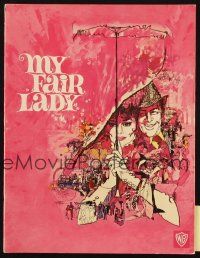 6d903 MY FAIR LADY souvenir program book '64 Audrey Hepburn, Rex Harrison, Best Picture winner!