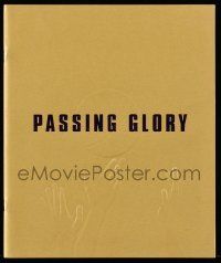 6d236 PASSING GLORY TV promo brochure '99 basketball movie starring Andre Baugher & Rip Torn