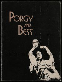 6d921 PORGY & BESS stage play souvenir program book '76 starring Clamma Dale & Donnie Ray Albert!