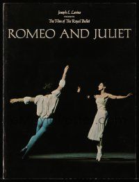 6d938 ROMEO & JULIET souvenir program book '66 Margot Fonteyn, Rudolf Nureyev, ballet!