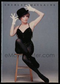 6d950 SHIRLEY MACLAINE stage show souvenir program book '84 images of the singer, dancer & actress!