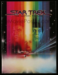 6d966 STAR TREK souvenir program book '79 art of William Shatner, Nimoy & Persis Khambatta by Peak!