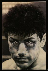 6d237 RAGING BULL promo brochure '80 Martin Scorsese, Kunio Hagio art of boxer Robert De Niro!