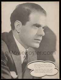 6d245 YOU CAN'T TAKE IT WITH YOU promo brochure '38 Frank Capra was the movie's selling point!