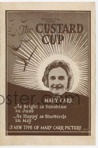 6d348 CUSTARD CUP herald '23 elderly widow Mary Carr gets mixed up with counterfeiters!