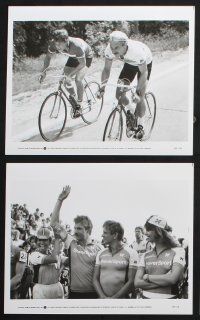 6d287 AMERICAN FLYERS presskit w/ 15 stills + 17 35mm slides '85 Kevin Costner, bicycling!