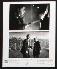 6d312 X-FILES presskit w/ 6 stills '98 David Duchovny, Gillian Anderson, Martin Landau, sci-fi!
