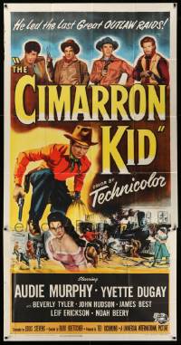 6f065 CIMARRON KID 3sh '52 Budd Boetticher, Audie Murphy led the last great outlaw raids!