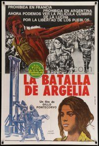 6f696 BATTLE OF ALGIERS Argentinean '70s Gillo Pontecorvo's La Battaglia di Algeri, guillotine!