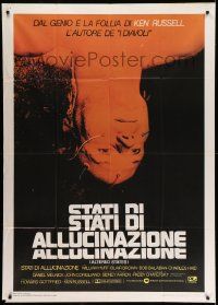 6f266 ALTERED STATES Italian 1p '81 William Hurt, Paddy Chayefsky, Ken Russell, sci-fi horror!