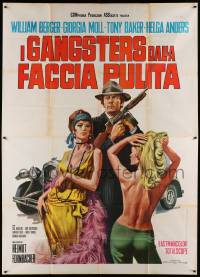 6f665 WHAT A WAY TO DIE Italian 2p '70 Bonnie & Clyde with sex, sexy artwork!