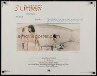 6g500 3 WOMEN 1/2sh '77 directed by Robert Altman, Shelley Duvall, Sissy Spacek, Janice Rule