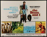 6g520 BEARS & I 1/2sh '74 Patrick Wayne left a troubled world and found adventure, Walt Disney