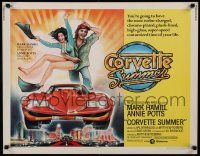 6g559 CORVETTE SUMMER 1/2sh '78 Mark Hamill & sexy Annie Potts, Eugene Roche, Kim Milford!