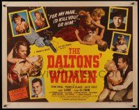 6g564 DALTONS' WOMEN 1/2sh '50 by Lash LaRue, Tom Neal, Pamela Blake would kill for her man!