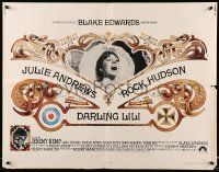 6g567 DARLING LILI 1/2sh '70 Julie Andrews, Rock Hudson, Blake Edwards, William Peter Blatty