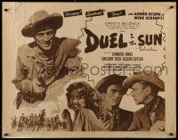 6g577 DUEL IN THE SUN 1/2sh R60 Jennifer Jones, Gregory Peck & Joseph Cotten in King Vidor epic!