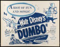 6g578 DUMBO 1/2sh R60 art from Walt Disney cartoon classic, a riot of fun and songs!