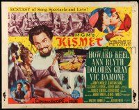 6g648 KISMET style A 1/2sh '56 Howard Keel, Ann Blyth, ecstasy of song, spectacle & love!