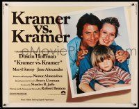 6g649 KRAMER VS. KRAMER 1/2sh '79 Dustin Hoffman, Meryl Streep, child custody & divorce!