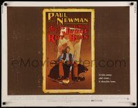 6g666 LIFE & TIMES OF JUDGE ROY BEAN 1/2sh '72 John Huston, art of Paul Newman by Richard Amsel!