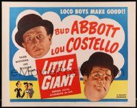 6g675 LITTLE GIANT 1/2sh R54 Bud Abbott & Lou Costello sell vacuum cleaners!