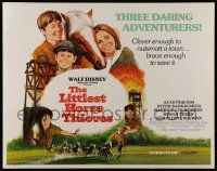 6g677 LITTLEST HORSE THIEVES 1/2sh '77 clever enough to outsmart a town & brave enough to save it!