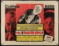 6g707 NAKED EDGE 1/2sh '61 Deborah Kerr, only the man who wrote Psycho could jolt you like this!