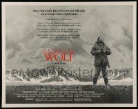 6g710 NEVER CRY WOLF 1/2sh '83 Walt Disney, great image of Charles Martin Smith alone in wild!