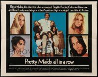 6g784 PRETTY MAIDS ALL IN A ROW 1/2sh '71 Rock Hudson seduces high school cheerleaders!