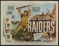 6g870 SILENT RAIDERS 1/2sh '54 Richard Bartlett running with rifle over head, they're comin' in!